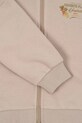 Konges Sløjd bluza dziecięca z bawełną LOU SWEAT ZIP HOOD OCS KS103865.9BYA beżowy