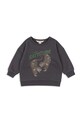 Konges Sløjd bluza dziecięca z bawełną LOU SWEAT SHIRT OCS KS103868.9BYA szary AW25