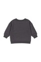 Chłopiec Konges Sløjd bluza dziecięca z bawełną LOU SWEAT SHIRT OCS KS103868.9BYA szary
