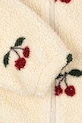 Konges Sløjd bluză copii JODY TEDDY HOODIE GRS bej KS104068.9BYA