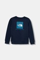 Παιδική μπλούζα The North Face TEEN BOX NSE REGULAR CREW στάμπα σκούρο μπλε NF0A89H7DIA1