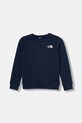 Παιδική μπλούζα The North Face TEEN BOX NSE REGULAR CREW NF0A89H7DIA1 σκούρο μπλε AW25