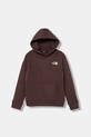 The North Face bluza dziecięca TEEN SIMPLE DOME HOODIE z kapturem fioletowy NF0A8AXVBQ71
