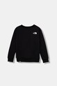 Παιδική μπλούζα The North Face TEEN SIMPLE DOME CREW NF0A8AXYJK31 μαύρο AW25