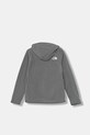 Otroški pulover The North Face TEEN GLACIER FZ HOODIE NF0A8CVFCQI1 siva AW25