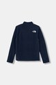 The North Face bluză copii TEEN GLACIER 1/4 ZIP PULLOVER NF0A8CVG8K21 bleumarin AW25