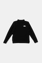The North Face bluza polarowa dziecięca KID GLACIER 1/4 ZIP PULLOVER NF0A8CVJJK31 czarny AW25