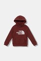 Dětská mikina The North Face TEEN DREW PEAK PULLOVER HOODIE s kapucí burgundské NF0A8EHH0VO1