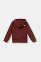 Detská mikina The North Face TEEN DREW PEAK PULLOVER HOODIE NF0A8EHH0VO1 burgundské AW25