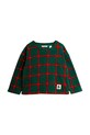 Mini Rodini bluza polarowa dziecięca 25710126 zielony AW25
