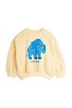 Mini Rodini bluza bawełniana dziecięca Mammoths nadruk beżowy 25720105