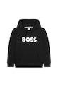BOSS bluza dziecięca z kapturem czarny J52351.126.150