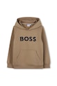 BOSS bluza dziecięca z kapturem brązowy J52351.162.174