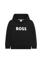 BOSS bluza dziecięca z kapturem czarny J52351.162.174