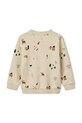 Liewood bluza bawełniana dziecięca Thora Printed Sweatshirt LW20357.9BYA beżowy AW25