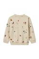 Liewood gyerek melegítőfelső pamutból Thora Printed Sweatshirt LW20357.9BYA bézs AW25