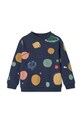 Liewood bluza bawełniana dziecięca Thora Printed Sweatshirt wzorzyste granatowy LW20357.9BYA