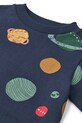 Chłopiec Liewood bluza bawełniana dziecięca Thora Printed Sweatshirt LW20357.9BYA granatowy