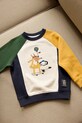 Liewood bluza bawełniana dziecięca Aude Placement Sweatshirt multicolor LW20358.9BYA