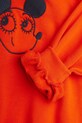 Mini Rodini bluza bawełniana dziecięca Ritzratz 25720140 czerwony