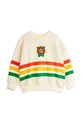 Mini Rodini bluza bawełniana dziecięca Bear nadruk beżowy 25720151