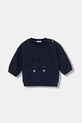 United Colors of Benetton bluza niemowlęca aplikacja granatowy 3MDSA1061.W.seasonal