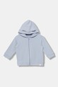 United Colors of Benetton bluza niemowlęca z kapturem niebieski 3MDSA501M.W.seasonal