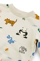 Дитяча бавовняна кофта Liewood Thora Printed Sweatshirt бежевий LW20671.9BYA