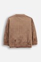Coccodrillo bluza welurowa dziecięca ZC5132201FBN brązowy AW25