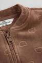 Chłopiec Coccodrillo bluza welurowa dziecięca ZC5132201FBN brązowy