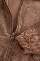 Coccodrillo bluza welurowa dziecięca brązowy ZC5132201FBN
