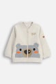 Coccodrillo bluza niemowlęca nadruk szary ZC5132202FBN