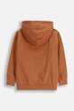 Coccodrillo bluza bawełniana dziecięca ZC5132301YBK brązowy AW25