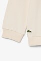 Lacoste bluza bawełniana dziecięca beżowy SJ8452