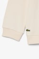 Lacoste bluza bawełniana dziecięca beżowy SJ8452