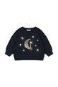 Konges Sløjd bluza bawełniana dziecięca LOUPY LOU SWEAT SHIRT OCS nadruk granatowy KS104350.9BYA