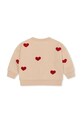 Konges Sløjd bluza dziecięca LOU SWEAT SHIRT GOTS KS104513.9BYA beżowy AW25