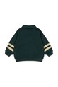 Chłopiec Konges Sløjd bluza bawełniana dziecięca DOGGY HALF ZIP POLO OCS KS105169.9BYA zielony