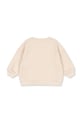 Chłopiec Konges Sløjd bluza bawełniana niemowlęca BELLI SWEAT SHIRT OCS KS105194.9BYA beżowy