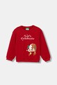 Dětská mikina United Colors of Benetton bez kapuce červená 3J73G10L0.P.Seasonal
