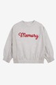 Bobo Choses hanorac de bumbac pentru copii Memory 225BC005 gri AW25