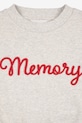 Bobo Choses bluza bawełniana dziecięca Memory szary 225BC005