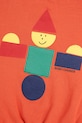 Chłopiec Bobo Choses bluza bawełniana dziecięca Wooden Toy 225FC004 pomarańczowy