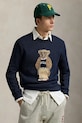 Λινό πουλόβερ Polo Ralph Lauren Lscn Long Sleeve άλλο σκούρο μπλε 710970284