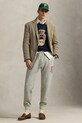 Polo Ralph Lauren sweter lniany Lscn Long Sleeve granatowy 710970284