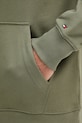 Bavlnená mikina Tommy Hilfiger zelená MW0MW40534