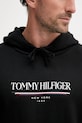 Tommy Hilfiger bluza bawełniana czarny MW0MW40534