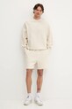 Tommy Jeans hanorac de bumbac DM0DM21622 bej AW25