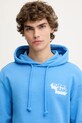 Ρούχα Βαμβακερή μπλούζα Tommy Jeans DM0DM21625 μπλε