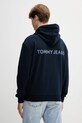 Ρούχα Βαμβακερή μπλούζα Tommy Jeans DM0DM21626 σκούρο μπλε